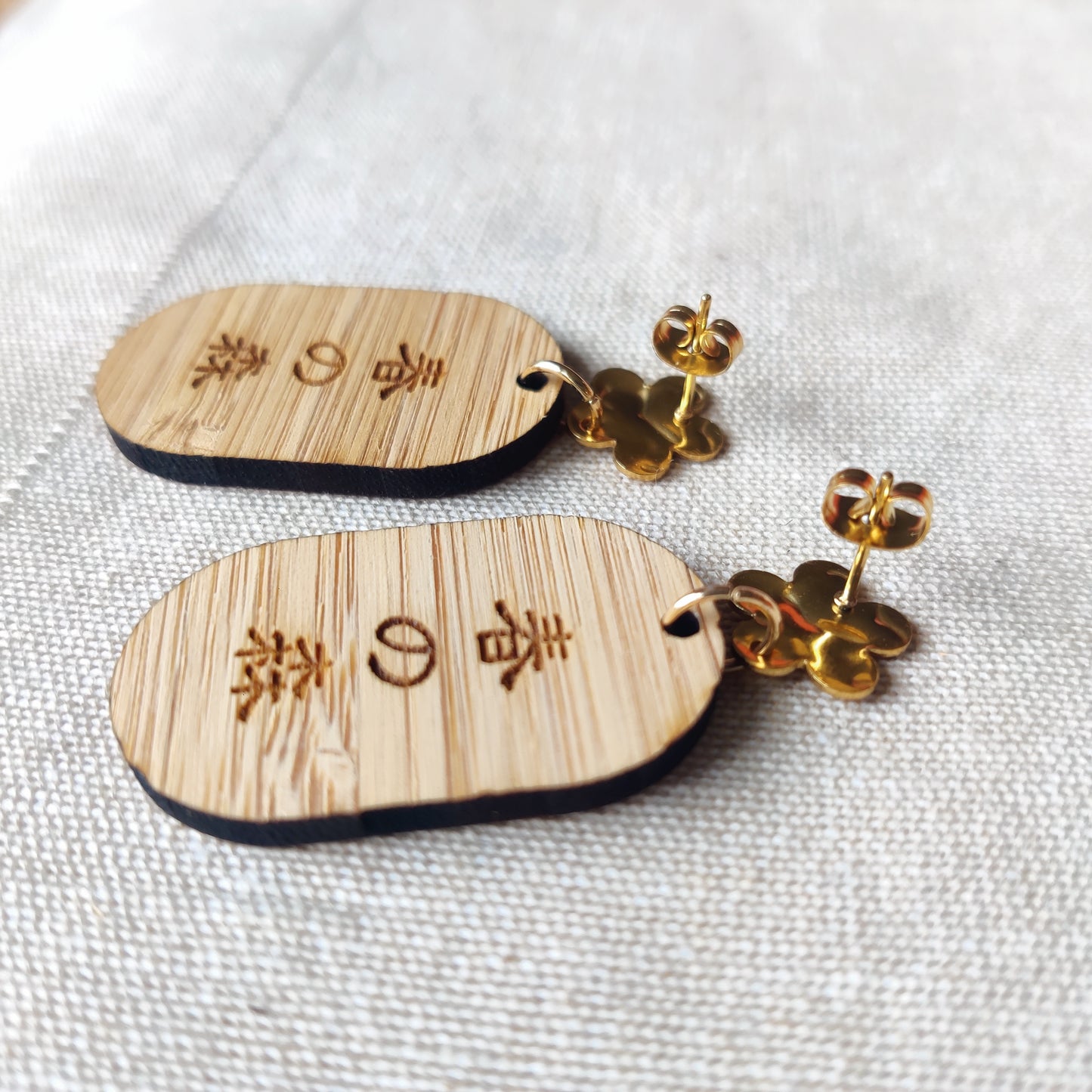 Earrings Spring Forest - Birds